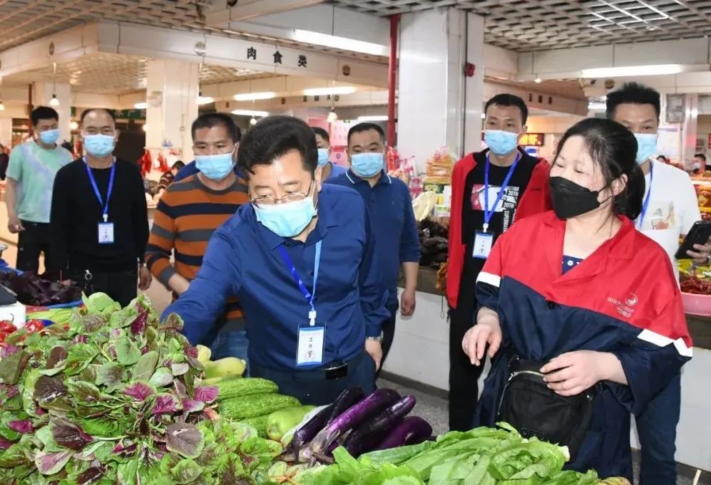 贺朝晖检查指导疫情防控和市场保供稳价工作_邵阳头条网
