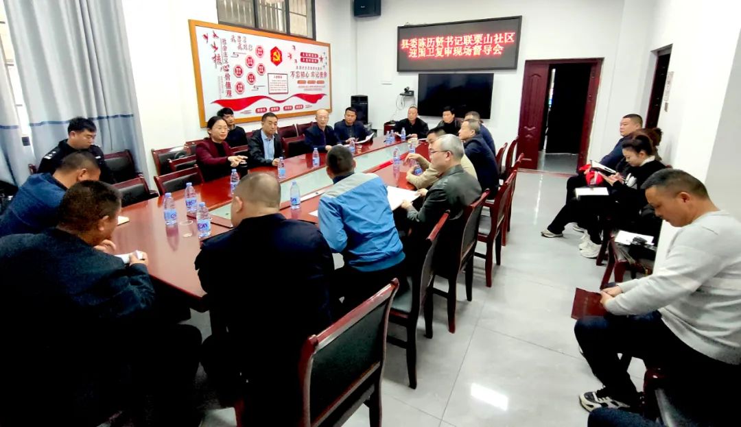 陈历贤调研督导栗山社区国家卫生新邵县复审工作_邵阳头条网