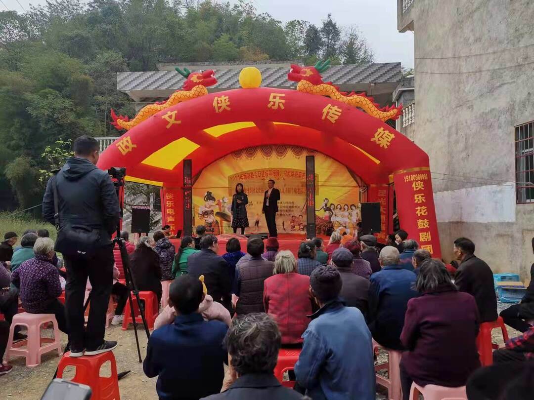 新邵县龙溪铺镇木山村：文化振兴“醉”美重阳老人_邵阳头条网