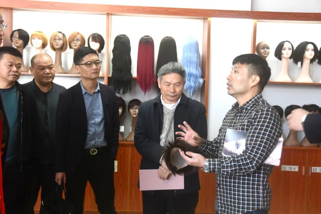 新邵发制品产业红火，邵阳县人大考察团前来考察(图2)