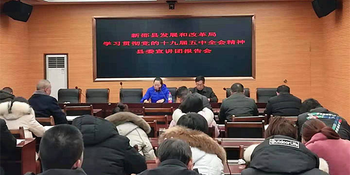 新邵县发改局积极开展党的十九届五中全会精神宣讲活动(图1)