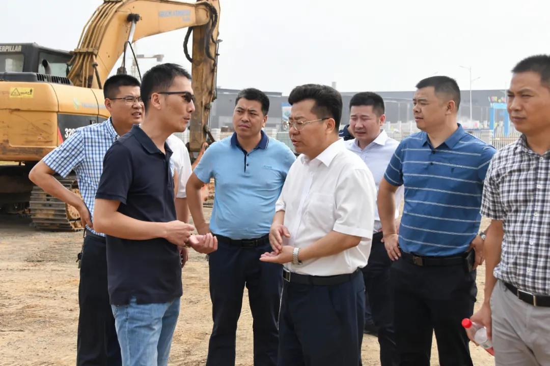贺朝晖调研雀塘循环经济产业园(图1)