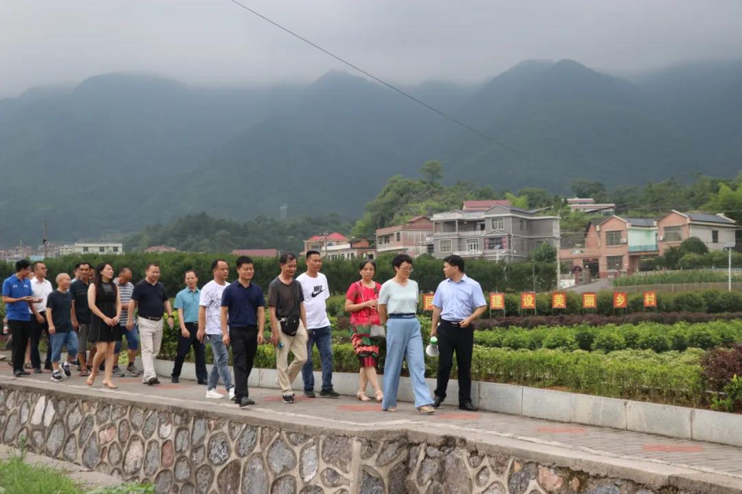 隆回县组团来新邵，考察农村人居环境整治工作(图1)