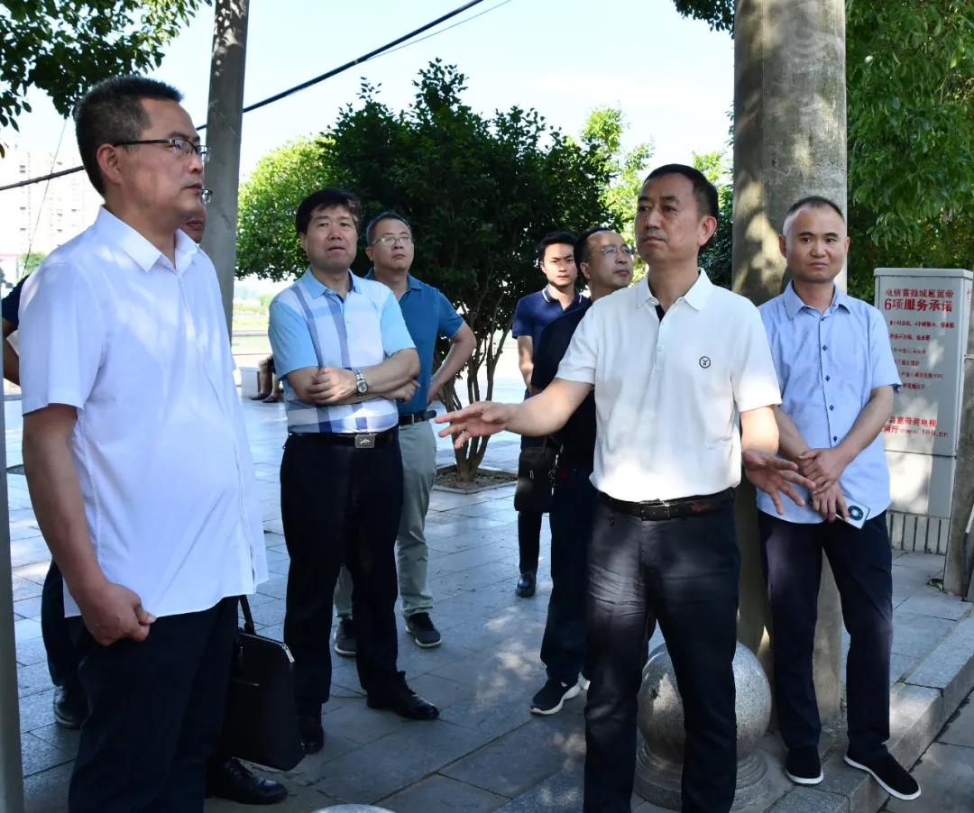 陈历贤率队调研县内重点项目(图1)