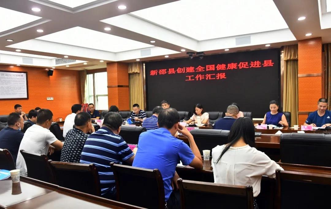 新邵县迎接省健康促进县技术评估(图1)