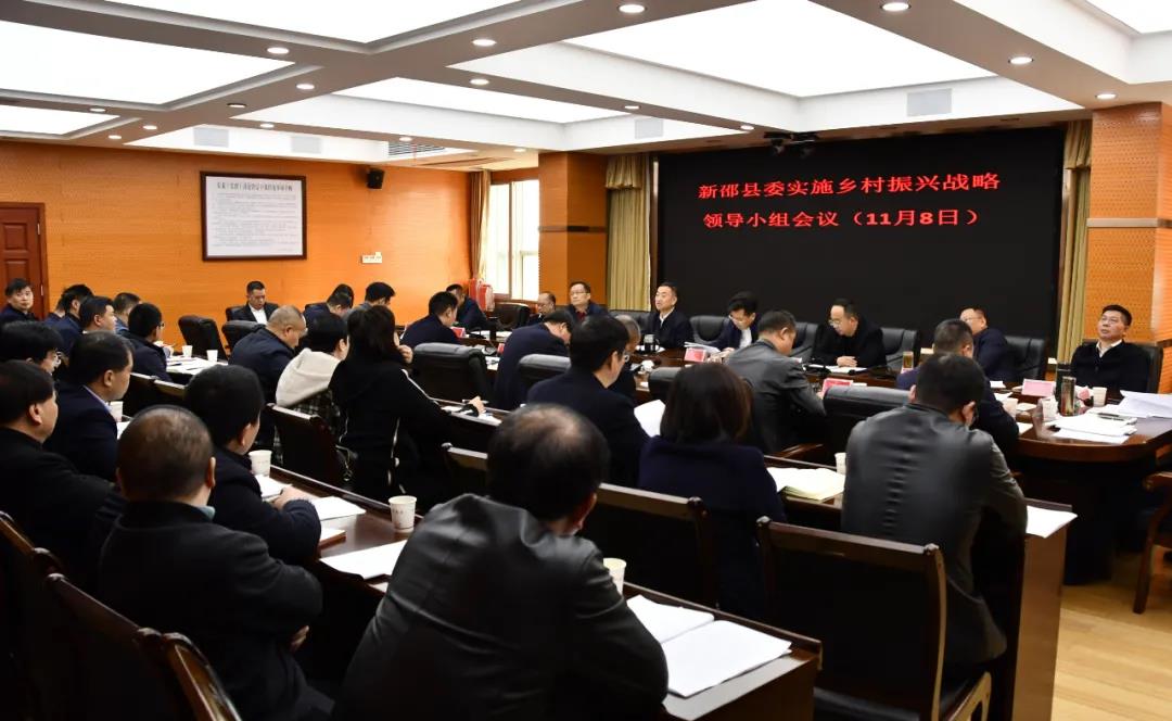新邵县委实施乡村振兴战略领导小组会议召开(图1)