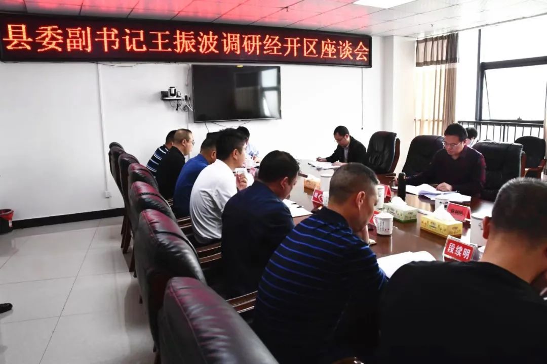 王振波调研园区发展，助企纾困增效(图2)