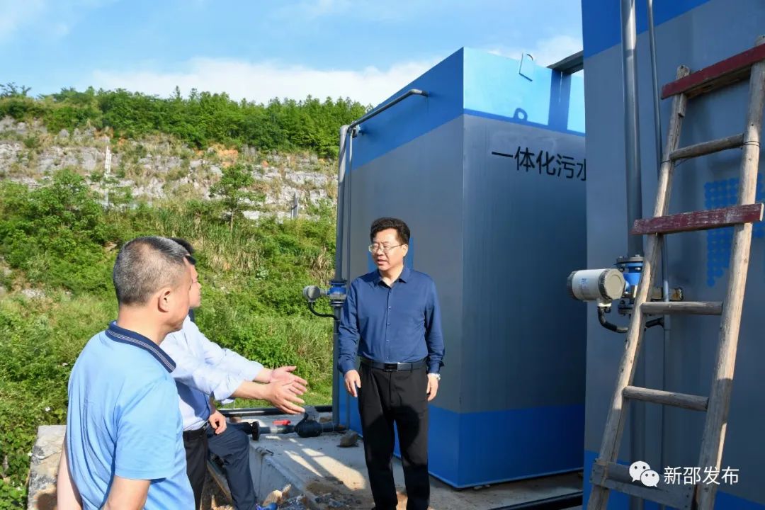 贺朝晖调研乡镇污水处理厂建设(图2)