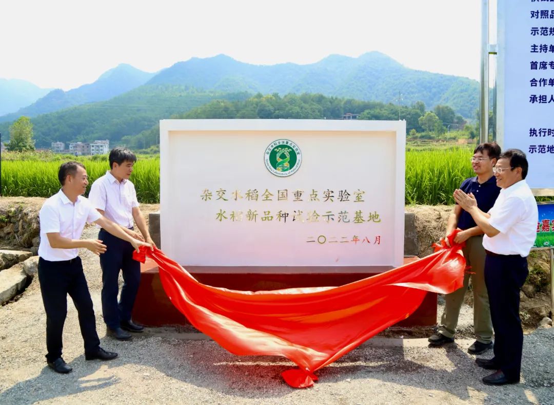 中国“两院”院士专家来邵指导农业种业发展工作(图1)