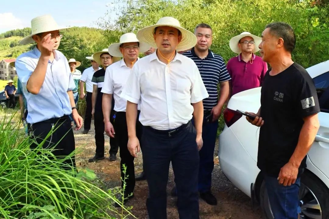 汤立斌杨卫平到新邵督导指挥抗旱救灾工作(图2)