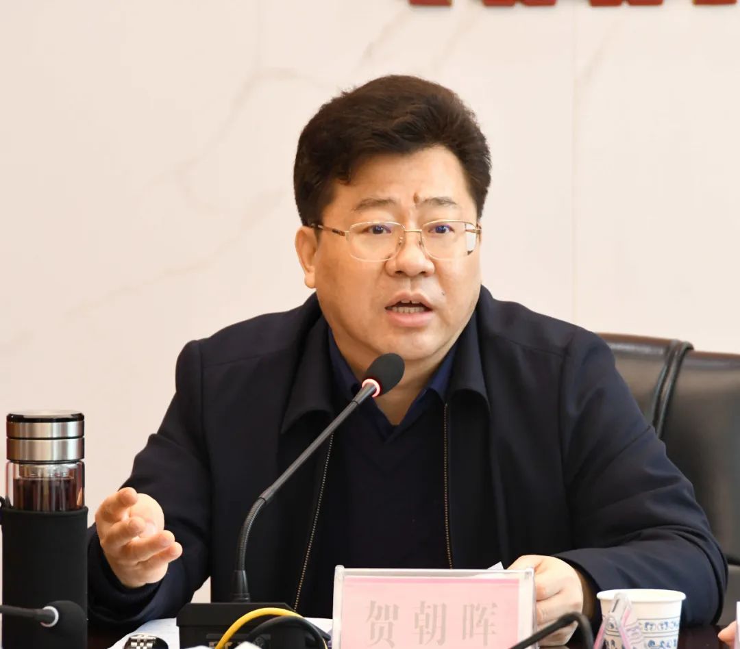 贺朝晖主持召开新邵县2023年第一季度招商项目集中签约仪式暨湘商回归和返乡创业专项行动誓师大会调度会(图2)