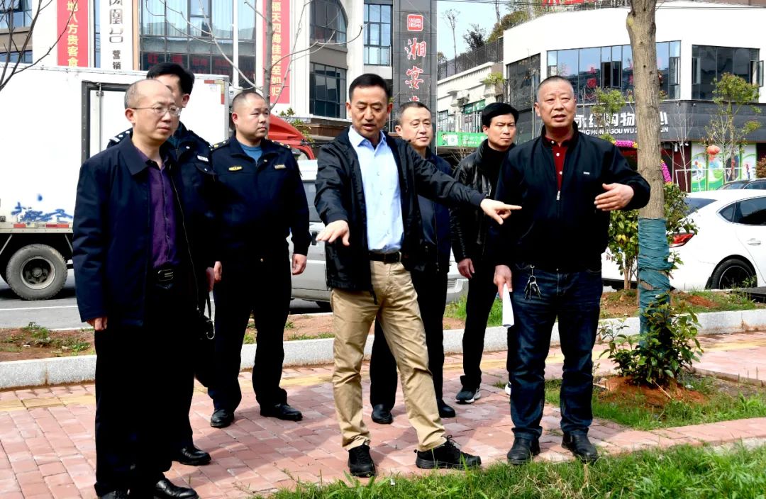 陈历贤调研督导栗山社区国家卫生县复审工作(图2)