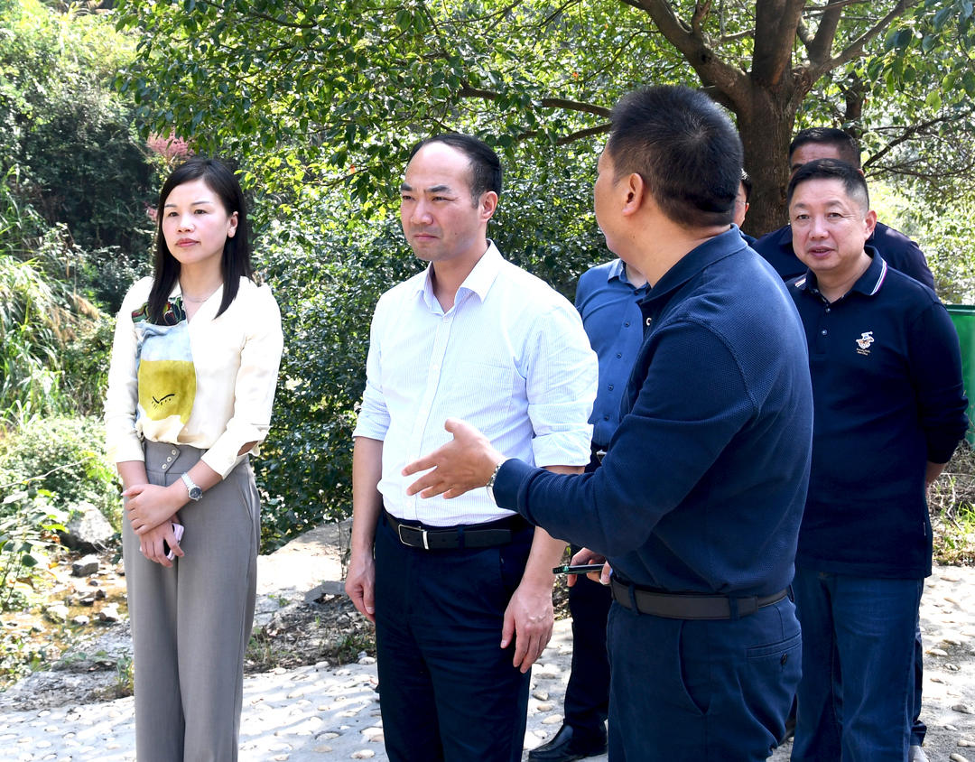 谢小军到新邵经开区、白水洞风景名胜区调研(图2)