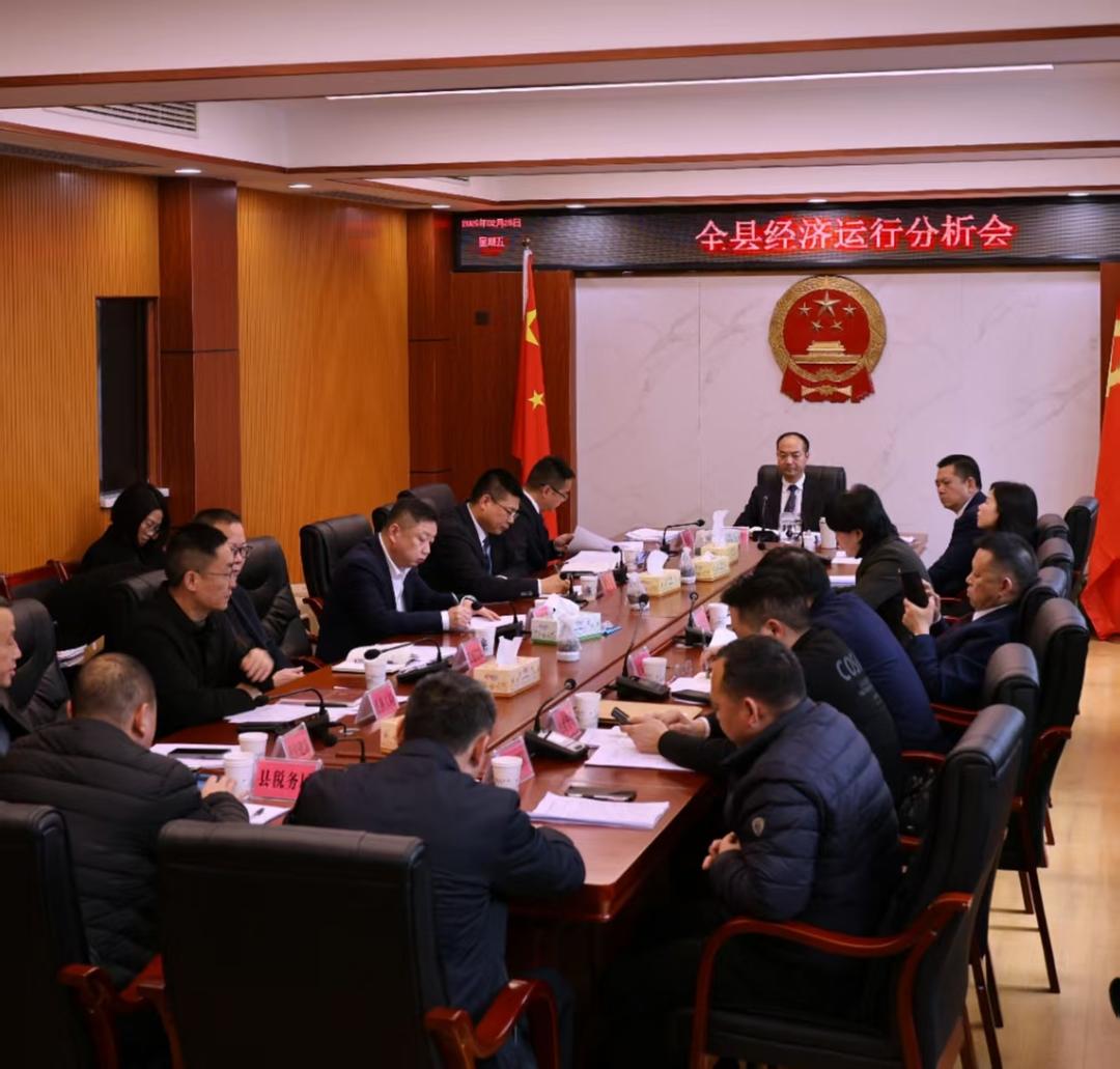 新邵召开新邵县经济运行分析会(图1)