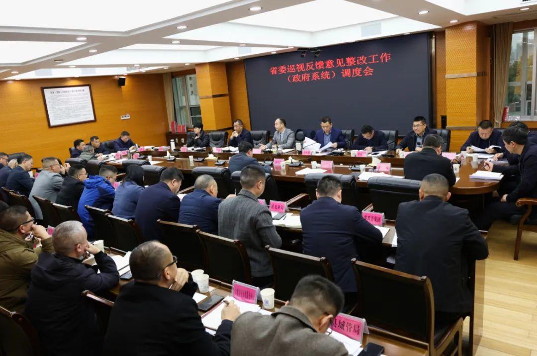 新邵县召开省委巡视反馈问题整改工作（政府系统）调度会(图1)