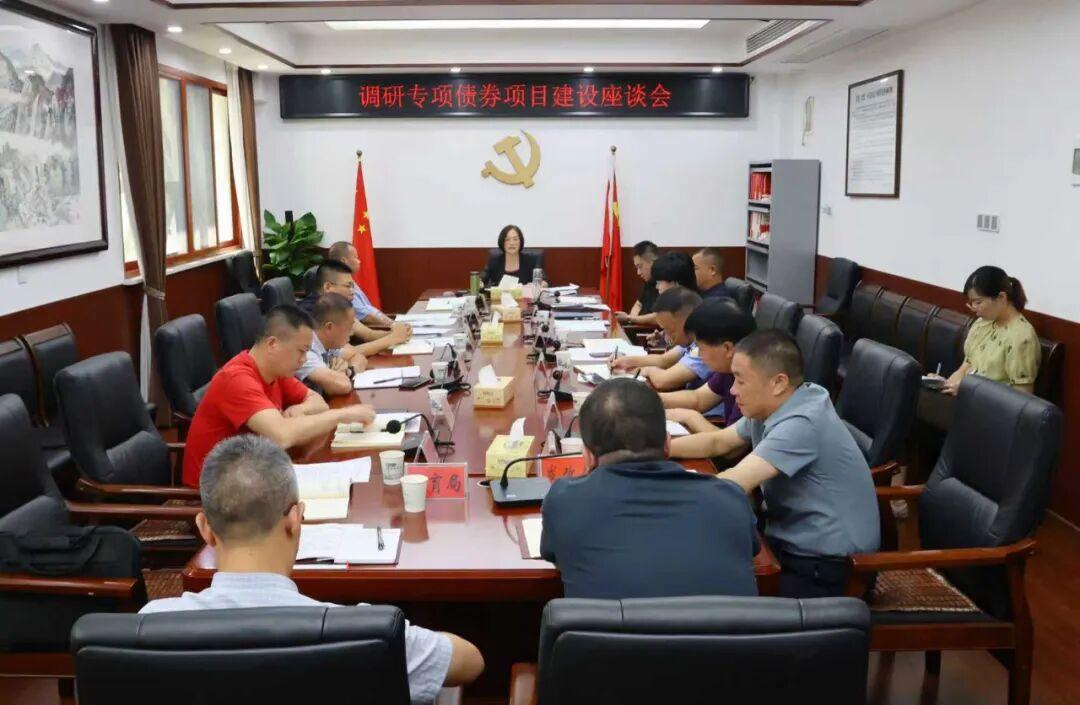 黄海蓉专题调研专项债券项目建设工作(图1)