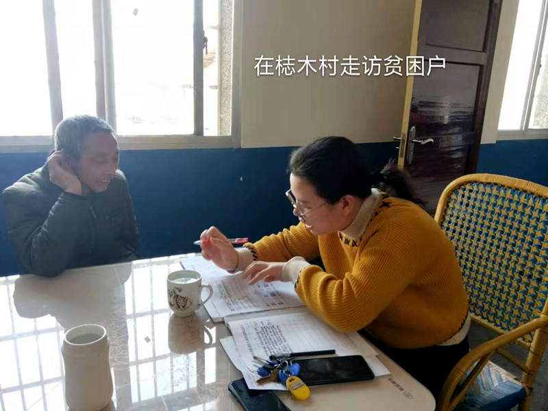 进村入户大走访，坪上脱贫攻坚再升温(图1)