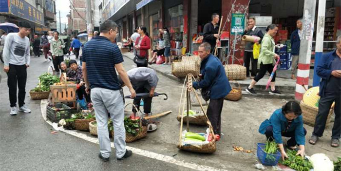迎光乡持续开展2020年马路市场专项整治行动(图1)