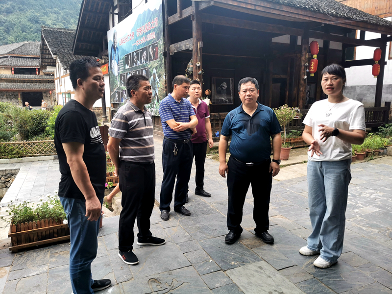 市、县统战部领导到坪上镇指导同心美丽乡村建设(图1)